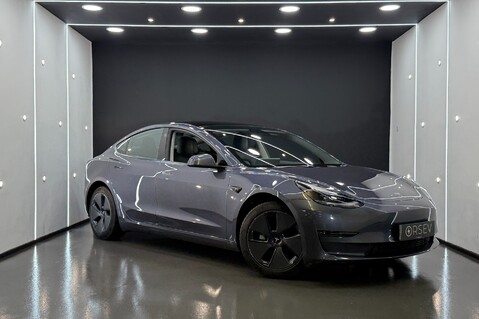 Tesla Model 3 Long Range Heat Pump Heated Steering Wheel Pano Roof Black Interior VAT Q 