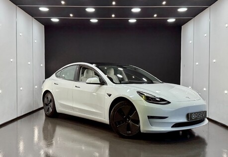 Tesla Model 3 Long Range, Tow Bar, White Interior, One Owner, Heat Pump, Power Frunk 