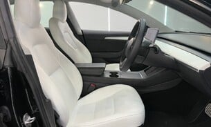 Tesla Model 3 Performance, White interior, Solid Black, Heat Pump, 21" Uberturbine Wheels 13