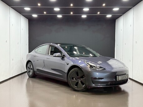 Tesla Model 3 Long Range Heat Pump Heated Steering Wheel Pano Roof Black Interior VAT Q