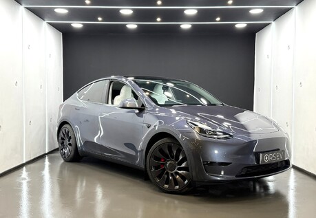 Tesla Model Y Performance, White interior, One Owner, Pano Roof, Track Mode