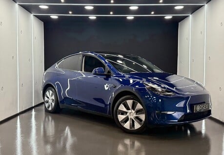 Tesla Model Y Long Range Deep Blue Metallic One Owner Premium Sound Panoramic Roof VAT Q