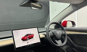 Tesla Model 3 Long Range, 19 inch Sport Wheels, Red Multi Coat, Black Interior, Heat Pump 2