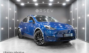 Tesla Model Y Long Range, 20" Induction Wheels, Deep Metallic Blue, Pano Roof, Heat Pump 1