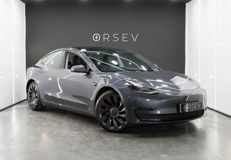 Tesla Model 3 Performance Midnight Silver, Heat Pump, 20" Uberturbine Alloys, One Owner