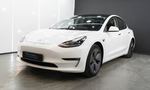 Tesla Model 3 Long Range, Heat Pump Heated Steering Wheel Pano Roof Black Interior VAT Q 7
