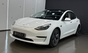 Tesla Model 3 Long Range Heat Pump Heated Steering Wheel Pano Roof Black Interior VAT Q 9