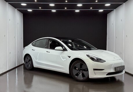 Tesla Model 3 Long Range Heat Pump Heated Steering Wheel Pano Roof Black Interior VAT Q