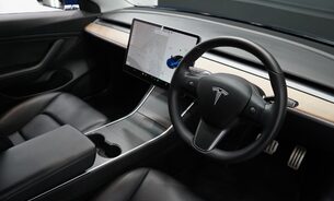 Tesla Model 3 Performance One Owner Deep Blue Metallic Black Int Pano Roof Sexy Buttons  4