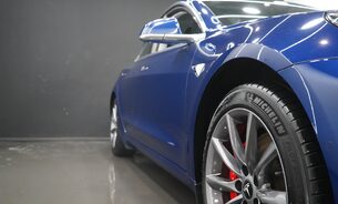 Tesla Model 3 Performance One Owner Deep Blue Metallic Black Int Pano Roof Sexy Buttons  20