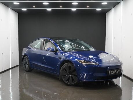 Tesla Model 3 RWD, One Owner, Deep Metallic Blue, Ambient Lighting, Black Interior, VAT Q
