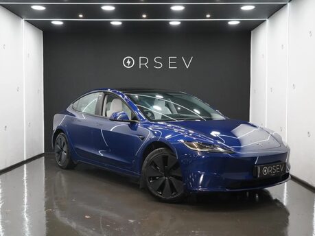 Tesla Model 3 RWD, One Owner, Deep Metallic Blue, Ambient Lighting, White Interior, VAT Q