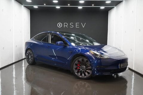 Tesla Model 3 Performance Enhanced Autopilot Deep Blue Metallic  