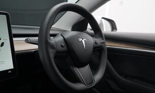 Tesla Model 3 Long Range Heat Pump Heated Steering Wheel Panoramic Roof Black Interior  21