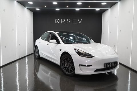 Tesla Model 3 Long Range Heat Pump Heated Steering Wheel Panoramic Roof Black Interior  