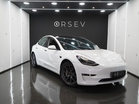 Tesla Model 3 Long Range Heat Pump Heated Steering Wheel Panoramic Roof Black Interior 