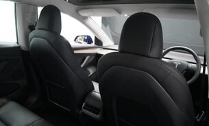 Tesla Model 3 Long Range Heat Pump Heated Steering Wheel Pano Roof Black Interior VAT Q 15