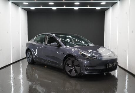 Tesla Model 3 Long Range Ryzen Chip Midnight Silver Paint Black interior One Owner VAT Q