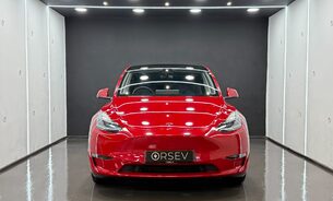 Tesla Model Y Long Range 20" Induction Wheels Multi Coat Red Pano Roof One Owner VAT Q 7