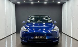 Tesla Model Y Long Range, Deep Blue Metallic Black Interior Pano Roof One Owner VAT Q 7