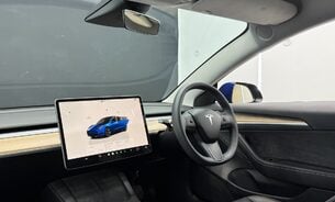 Tesla Model 3 Long Range Rear Wheel Drive c350 Mile Range! Deep Metallic Blue Ryzen Chip 2