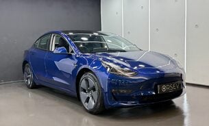 Tesla Model 3 Long Range Rear Wheel Drive c350 Mile Range! Deep Metallic Blue Ryzen Chip 5