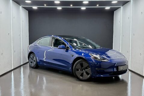 Tesla Model 3 Long Range Rear Wheel Drive c350 Mile Range! Deep Metallic Blue Ryzen Chip 