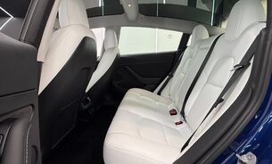 Tesla Model 3 Performance, White interior, Deep Metallic Blue, Panoramic Roof, One Owner 12