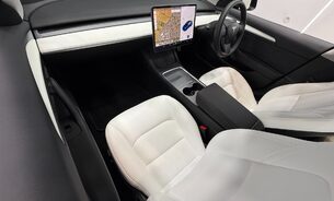 Tesla Model 3 Performance, White interior, Deep Metallic Blue, Panoramic Roof, One Owner 6