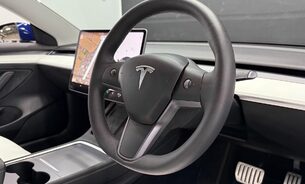 Tesla Model 3 Performance, White interior, Deep Metallic Blue, Panoramic Roof, One Owner 8