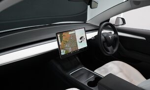 Tesla Model 3 Long Range White Interior Heat Pump Adaptive LEDs Pano Roof One Owner VATQ 24