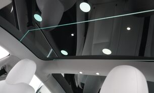 Tesla Model 3 Long Range White Interior Heat Pump Adaptive LEDs Pano Roof One Owner VATQ 26