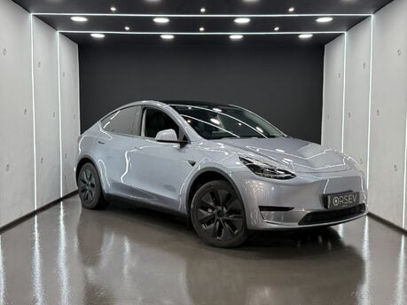 Tesla Model Y Long Range RWD, Best for Range, Later Comfort Suspension, Quicksilver Paint