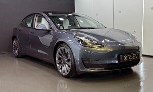 Tesla Model 3 PERFORMANCE Full Self Driving White Interior Midnight Silver One Owner 5