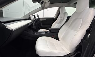 Tesla Model 3 PERFORMANCE Full Self Driving White Interior Midnight Silver One Owner 4