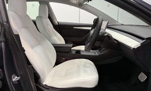 Tesla Model 3 PERFORMANCE Full Self Driving White Interior Midnight Silver One Owner 9