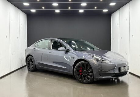 Tesla Model 3 PERFORMANCE, Midnight Silver Metallic, Heat Pump, Track Mode, Adaptive LEDs
