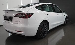 Tesla Model 3 PERFORMANCE White Interior Ryzen Chip GROK Ready Heat Pump Adaptive LEDs 5