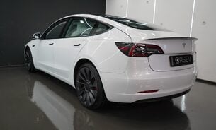 Tesla Model 3 PERFORMANCE White Interior Ryzen Chip GROK Ready Heat Pump Adaptive LEDs 3