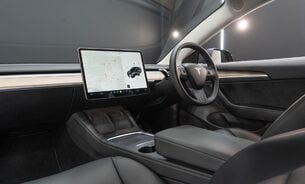 Tesla Model 3 Long Range Heat Pump Heated Steering Wheel Pano Roof Black Interior VAT  2