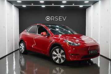 Tesla Model Y Long Range Multi-coat Red One Owner Brand New Rear Tyres! VAT Q