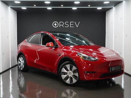 Tesla Model Y Long Range Multi-coat Red One Owner Brand New Rear Tyres! VAT Q
