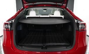 Tesla Model Y Long Range White Interior Red Multi Coat 19" Uberturbine Style Alloys  37