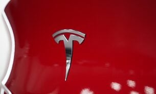Tesla Model Y Long Range White Interior Red Multi Coat 19" Uberturbine Style Alloys  20