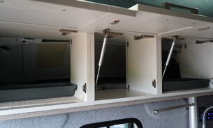 Ford Transit 350 L3 H3 P/V DRW FSH New Brakes Off Grid Solar Cassette Toilet Air Con +++ 33