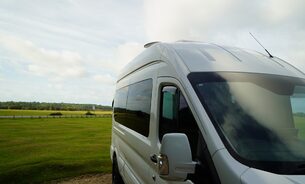 Ford Transit 350 L3 H3 P/V DRW FSH New Brakes Off Grid Solar Cassette Toilet Air Con +++ 9
