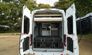 Ford Transit 350 L3 H3 P/V DRW FSH New Brakes Off Grid Solar Cassette Toilet Air Con +++ 39