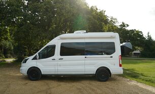 Ford Transit 350 L3 H3 P/V DRW FSH New Brakes Off Grid Solar Cassette Toilet Air Con +++ 10
