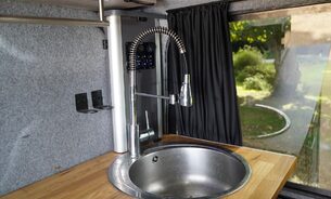 Ford Transit 350 L3 H3 P/V DRW FSH New Brakes Off Grid Solar Cassette Toilet Air Con +++ 30