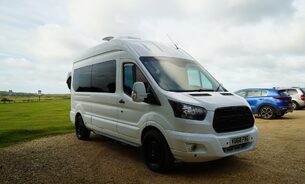 Ford Transit 350 L3 H3 P/V DRW FSH New Brakes Off Grid Solar Cassette Toilet Air Con +++ 8
